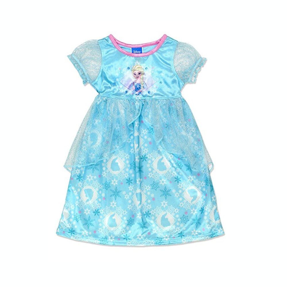 Elsa Frozen Disney Princess Fantasy Gown Nightgown 2T